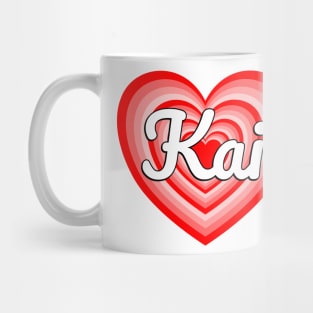 I Love Kai Heart Kai Name Funny Kai Mug